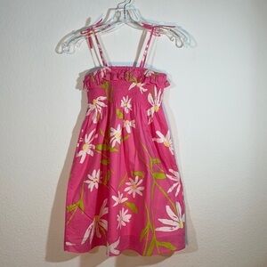 Lilly Pulitzer Girls Floral Daisy Dress size 10